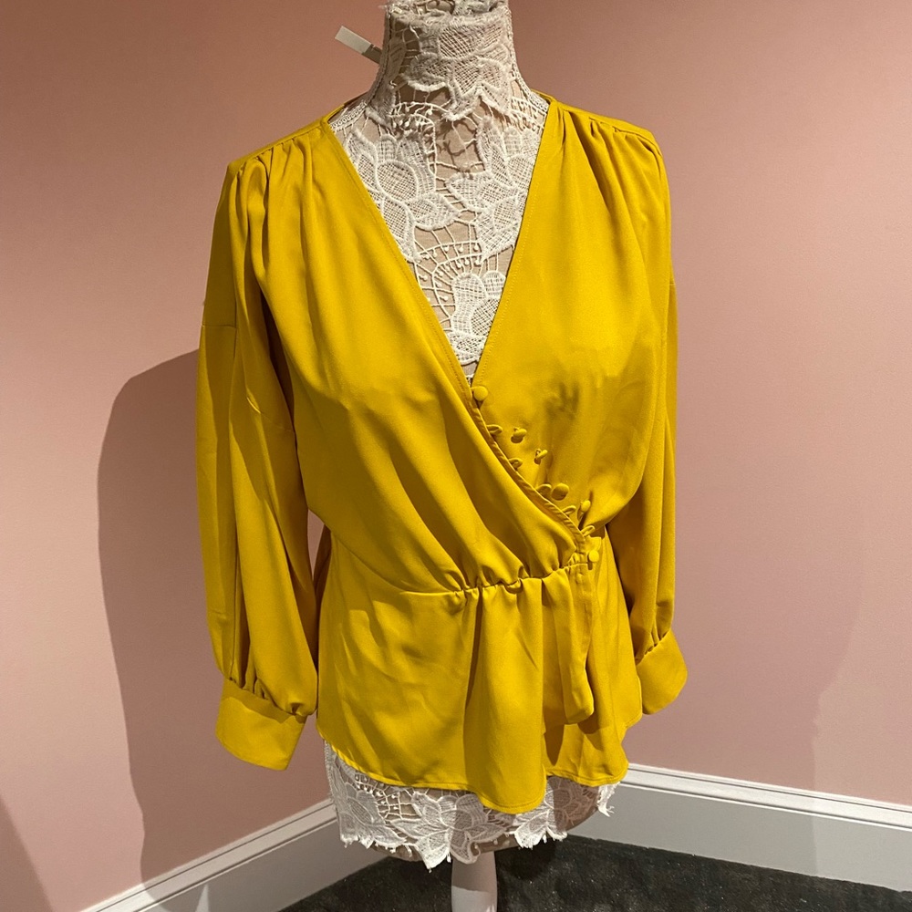 ASOS Canary yellow top